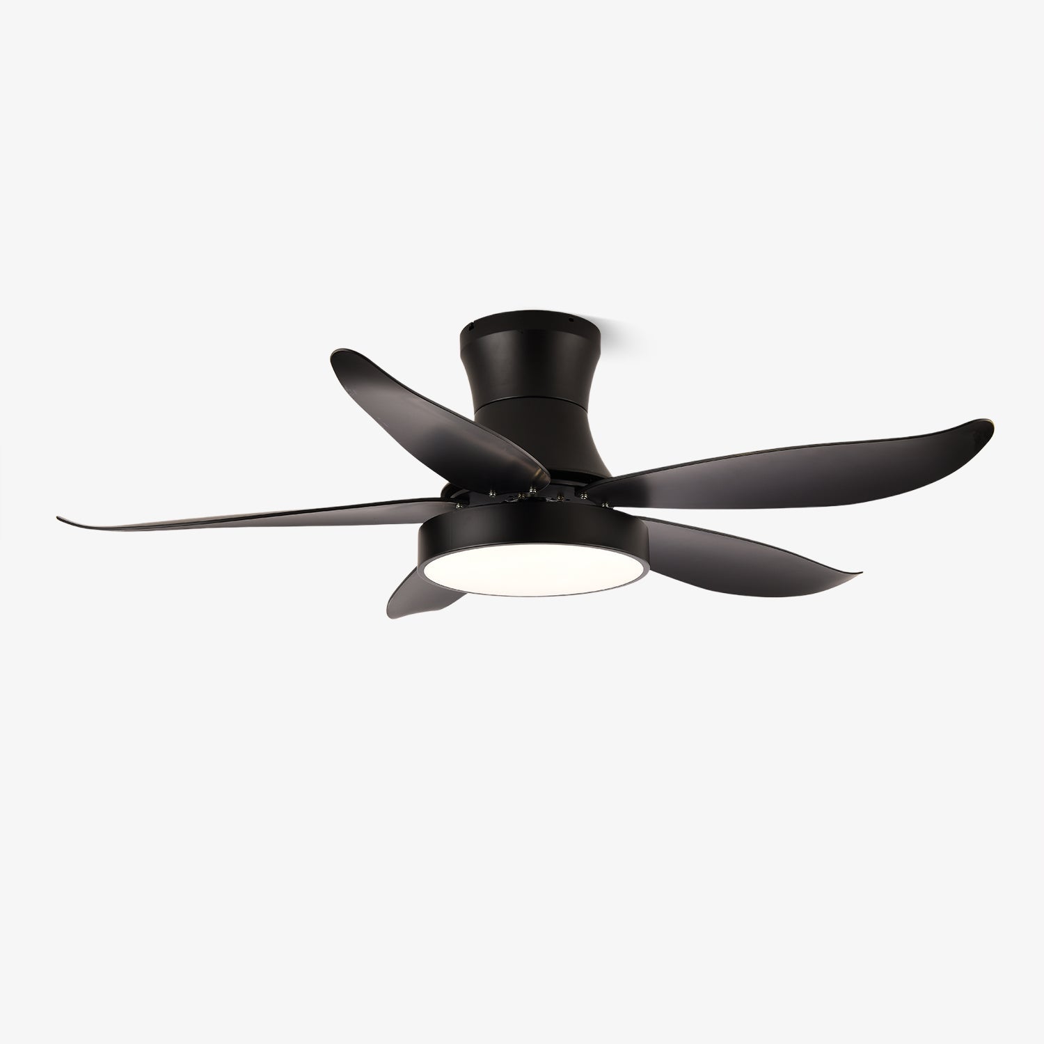 Ventilatore da soffitto Jada Moderno Nero con pale estese