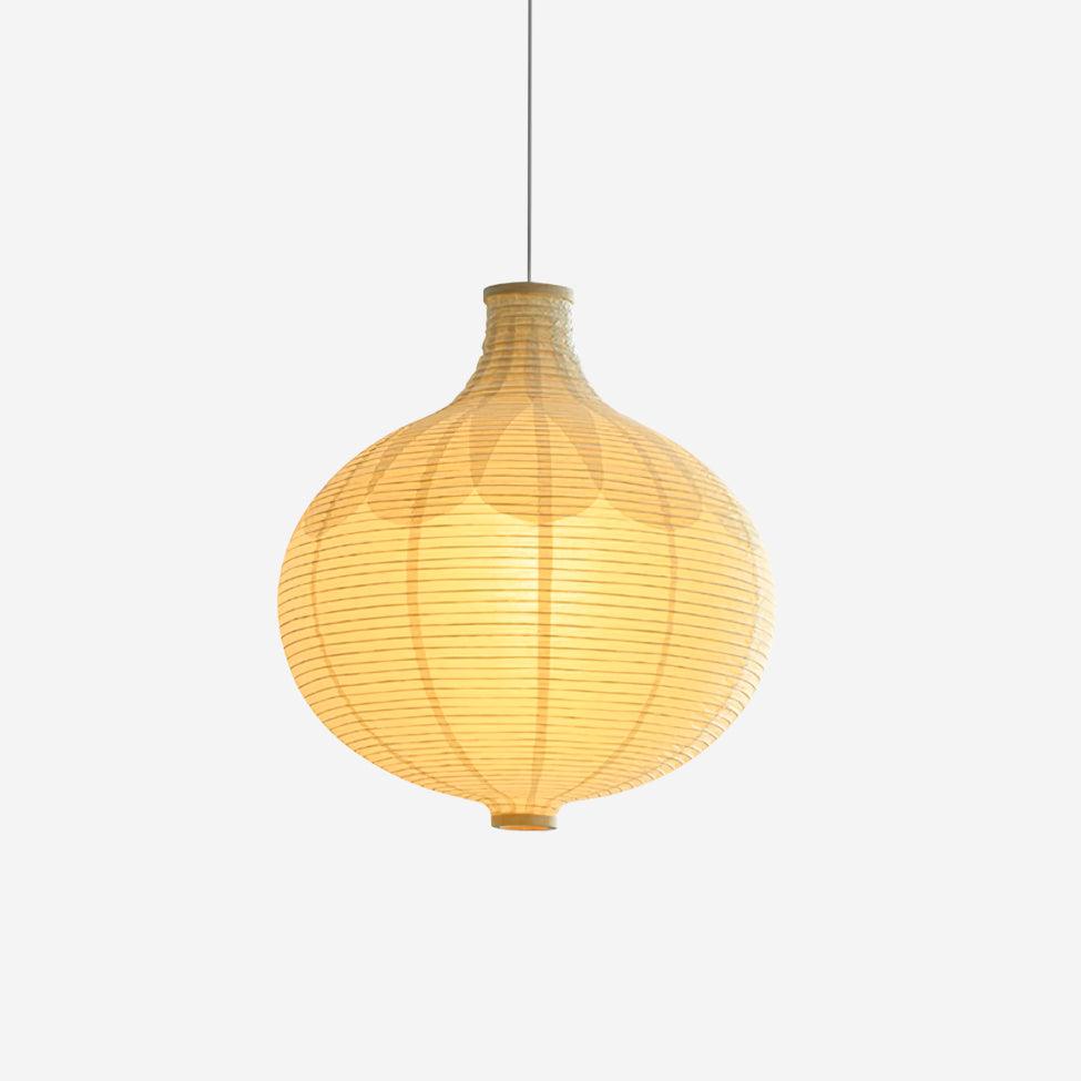 Ritta Giaponese Design Globo Legno Carta LED Lampade a Sospensione Soggiorno