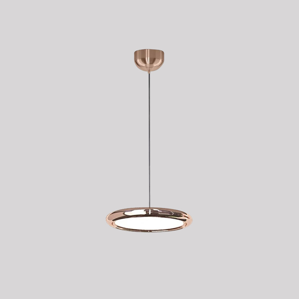 Arisha Minimalista LED Lampade a Sospensione Metallo Argento/Oro/Rosa Circolare Soggiorno/Camera da Letto/Sala da Pranzo