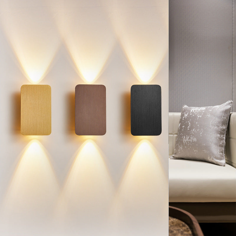 Muto Moderno Metallo Applique Oro/Nero/Marrone/Bianco/Grigio Camera da letto/Soggiorno