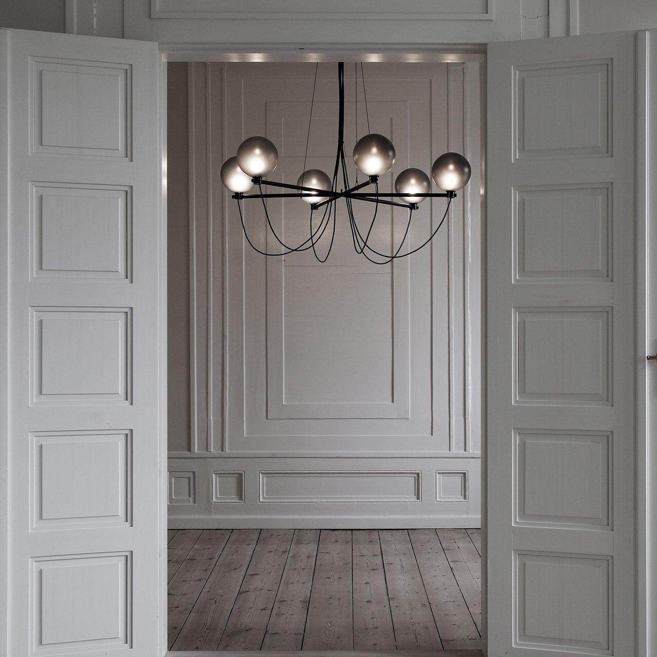 Valentina Moderno Nordichi Vetro Blu Lampadari