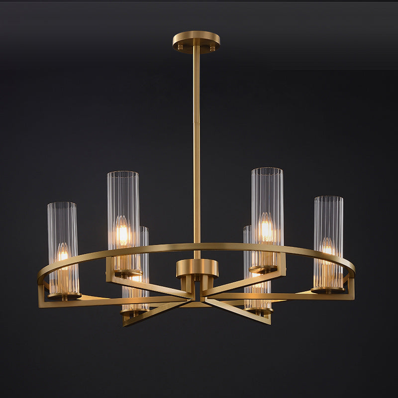 Arisha Lampada a Sospensione LED Post Moderna di Design in Vetro/Metallo per Soggiorno/Camera da Letto