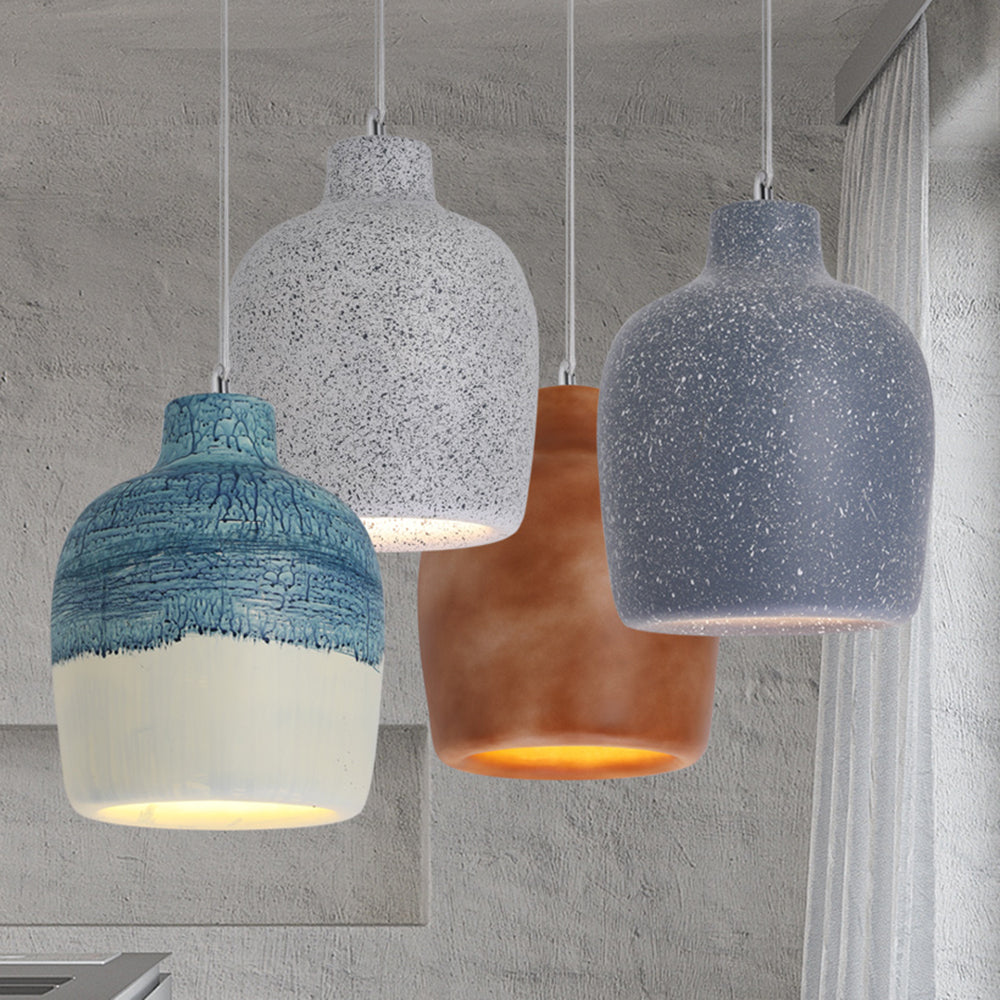 Avi Design Barattolo Resina Lampade a Sospensione Colorato