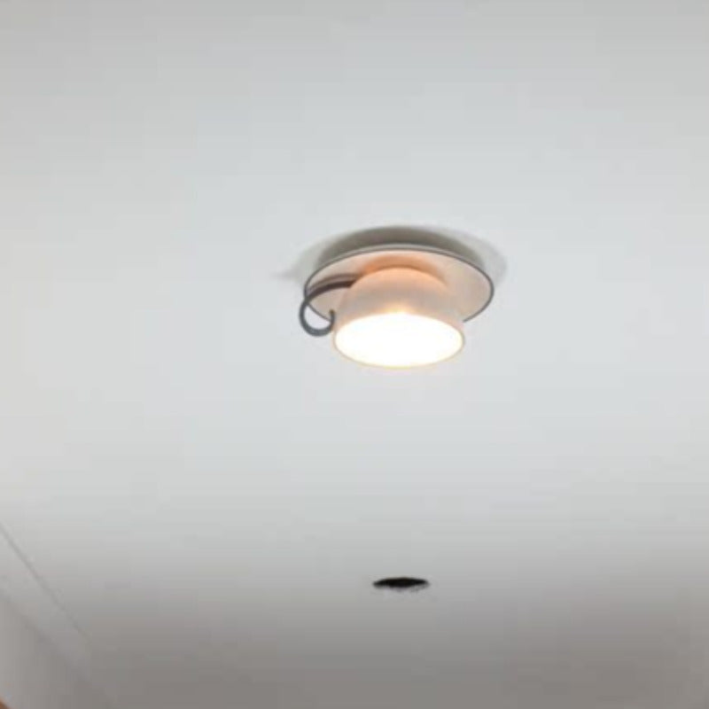 Arisha Moderno Smalto Tazza Ceramica Plafoniere Camera da Letto