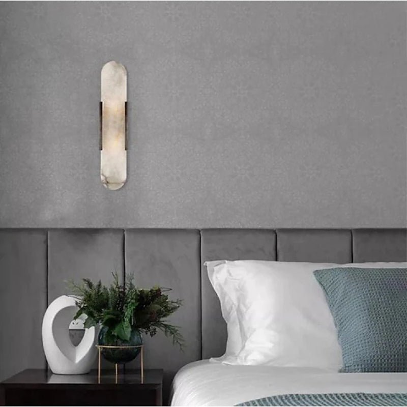 ArishaModerno Speciale LED Applique da Parete Metallo Nero/Oro Soggiorno/Camera da Letto