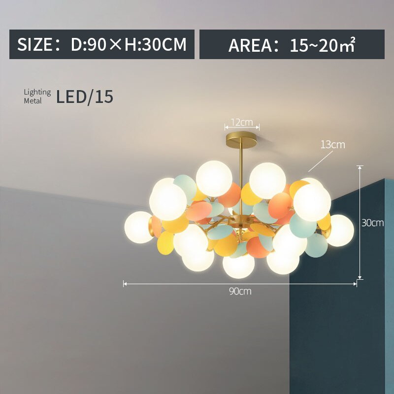 Arisha Moderni Bellissimi Soffitto LED Lampadari Acrilico Vetro