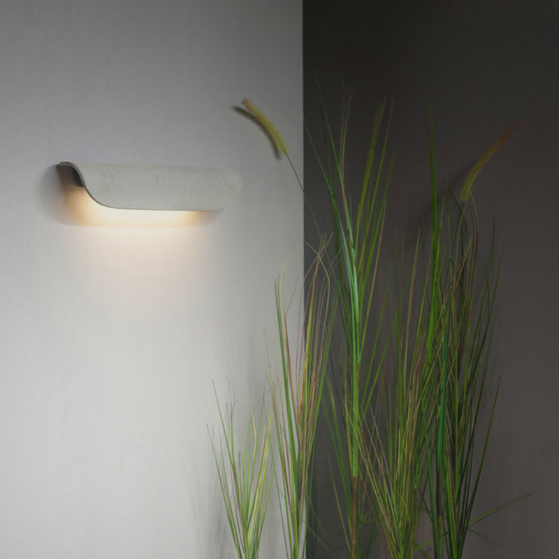 Ray Moderne LED Lampade da Esterno Nera/Bianca Curvo Impermeabile