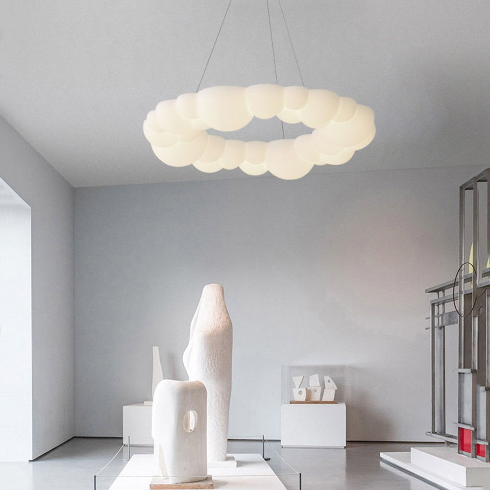 Arisha Moderne LED Plafoniere Telecomando Dimmable Metallo/Acrilico Bianco Soggiorno