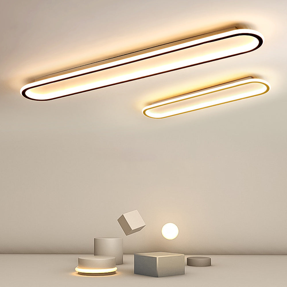 Arisha Moderne LED Plafoniere Incasso Rettangolare