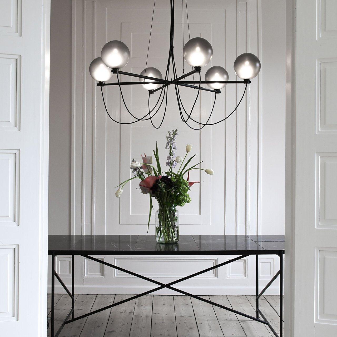 Valentina Moderno Nordichi Vetro Blu Lampadari