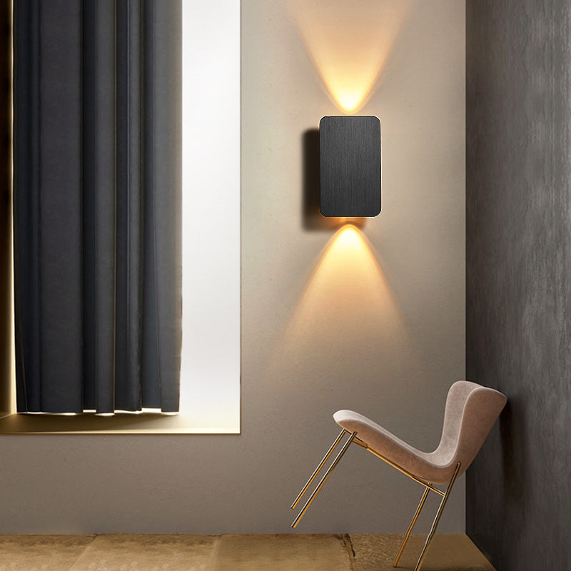 Muto Moderno Metallo Applique Oro/Nero/Marrone/Bianco/Grigio Camera da letto/Soggiorno