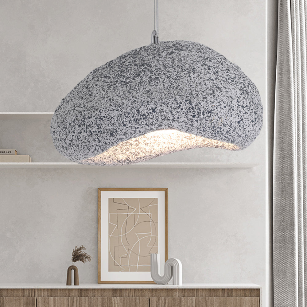 Avi Naturale Pane Resina Acrilico Lampade a Sospensione Grigio