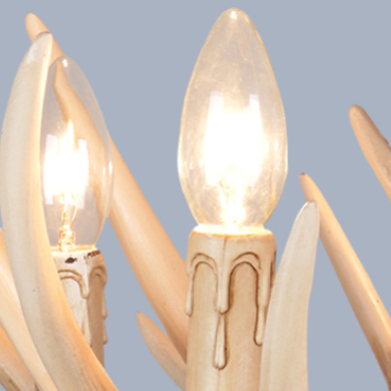 Silva Vintage Resina Sospensione Nero/Bianco/Legna Camera da Letto/Cucina