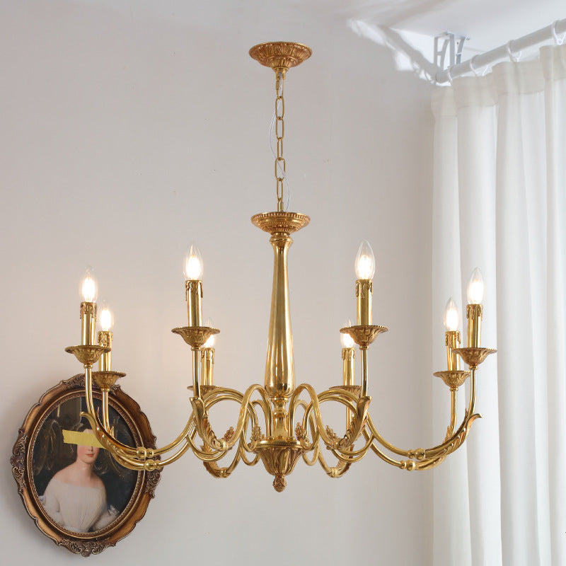 Cevynara Lux Lampadario Postmoderno Lusso Ottone
