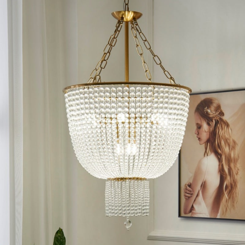 Silva Moderno LED Cristallo Acrilico Lampadari Oro Soggiorno