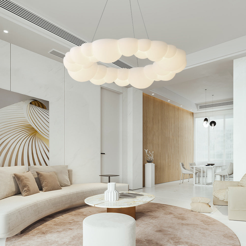 Arisha Moderne LED Plafoniere Telecomando Dimmable Metallo/Acrilico Bianco Soggiorno