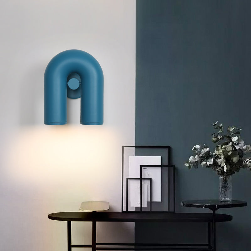 Arisha Moderno LED A Forma di U Metallo Letto Applique Camera da