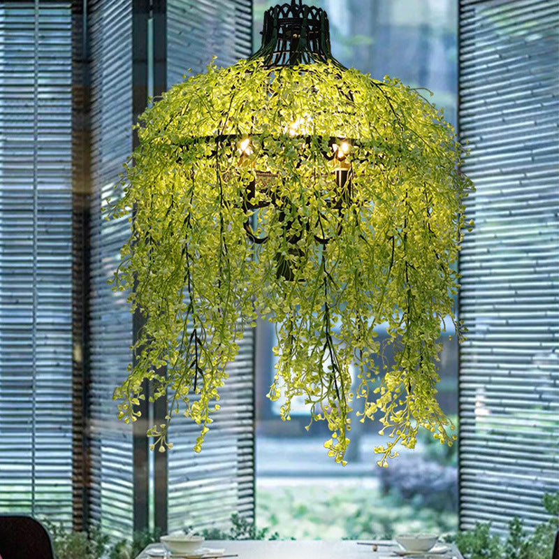 Arisha Industriale Metallo/Acrilico Lux Lampadario Verde/Viola Camera da letto/Soggiorno