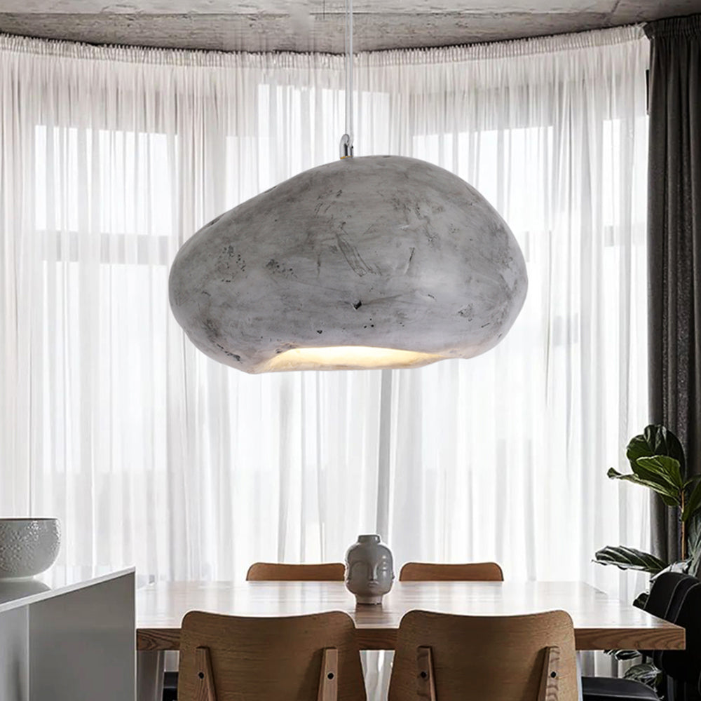Avi Naturale Pane Acrilico Resina Lampade a Sospensione Grigio
