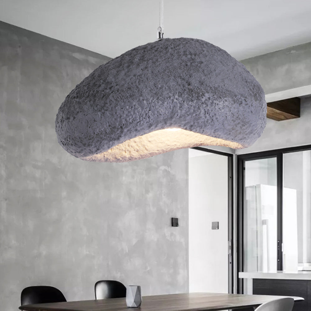 Avi Naturale Pane Resina Acrilico Lampade a Sospensione Grigio