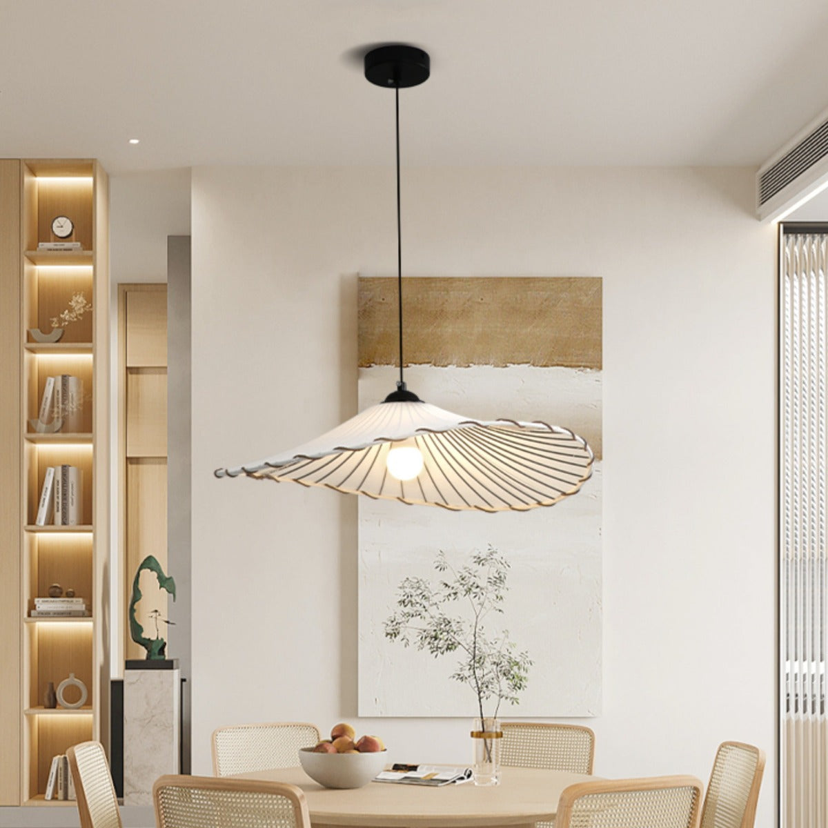 Arisha Decorativa Metallo Rattan Sospensione Giallo Camera da Letto Ristorante