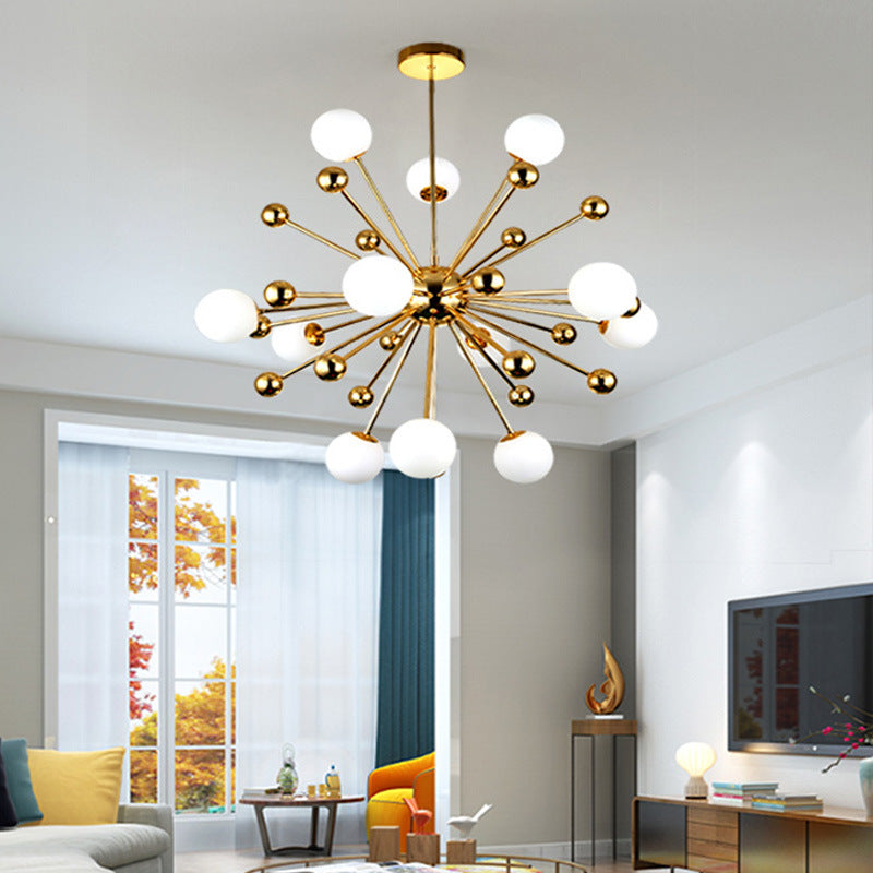Silva Moderno LED Lux Lampadario Oro Vetro Camera da letto/Soggiorno/Sala da Pranzo