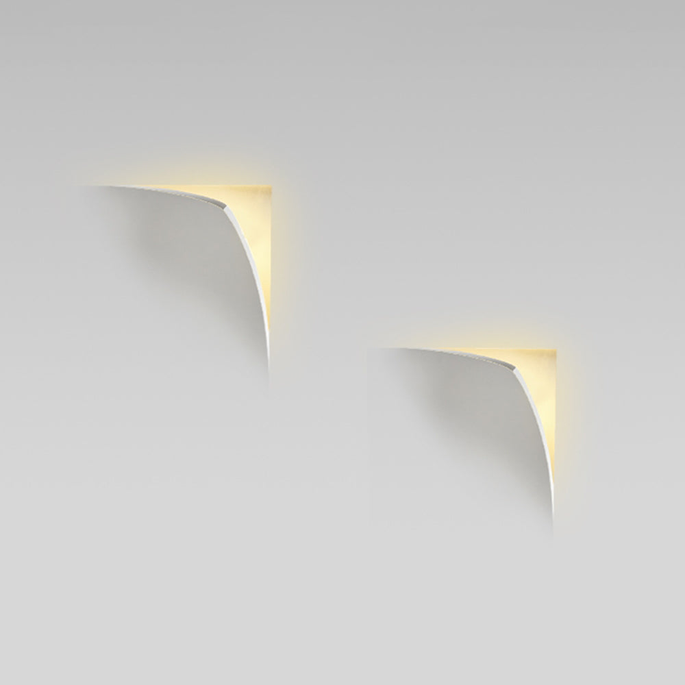 Aria Metallo Gesso Moderno LED Applique da Incasso
