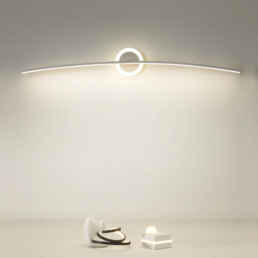Arisha Moderno LED Applique Faro a specchio Lineare Metallo Specchio Frontale Bagno/Camera da Letto