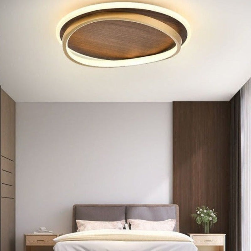 Arisha Moderno Metallo/Acrilico LED Plafoniera Oro Camera da letto/Soggiorno