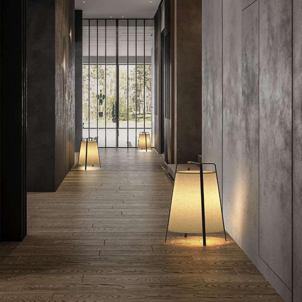 Ritta Moderne Design LED Lampada da Terra S/L Metallo/Tessuto Salotto