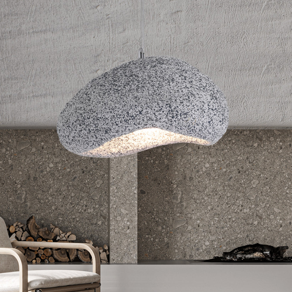 Avi Naturale Pane Resina Acrilico Lampade a Sospensione Grigio