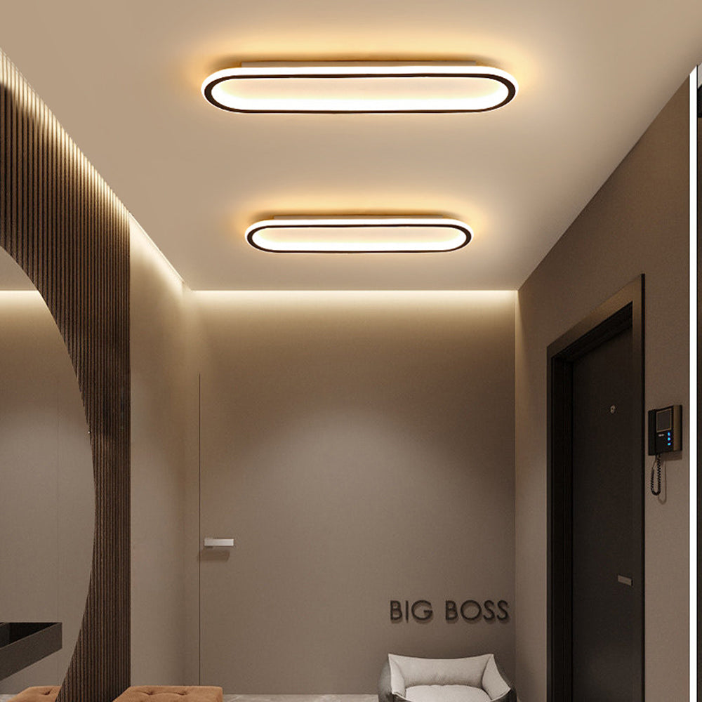 Arisha Moderne LED Plafoniere Incasso Rettangolare
