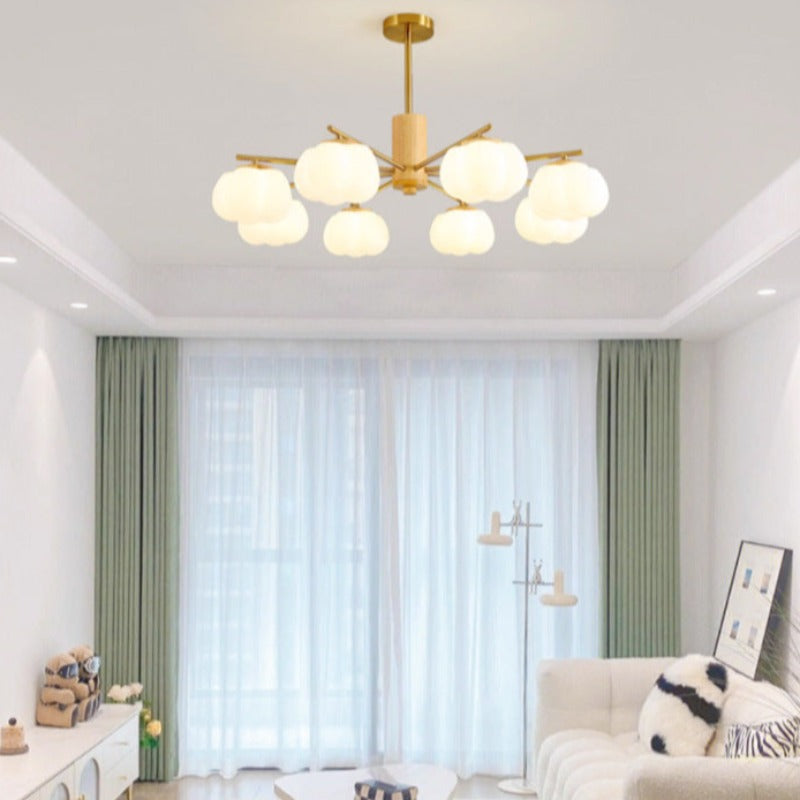 Arisha Creativo LED Metallo Legno Lampadari Soggiorno