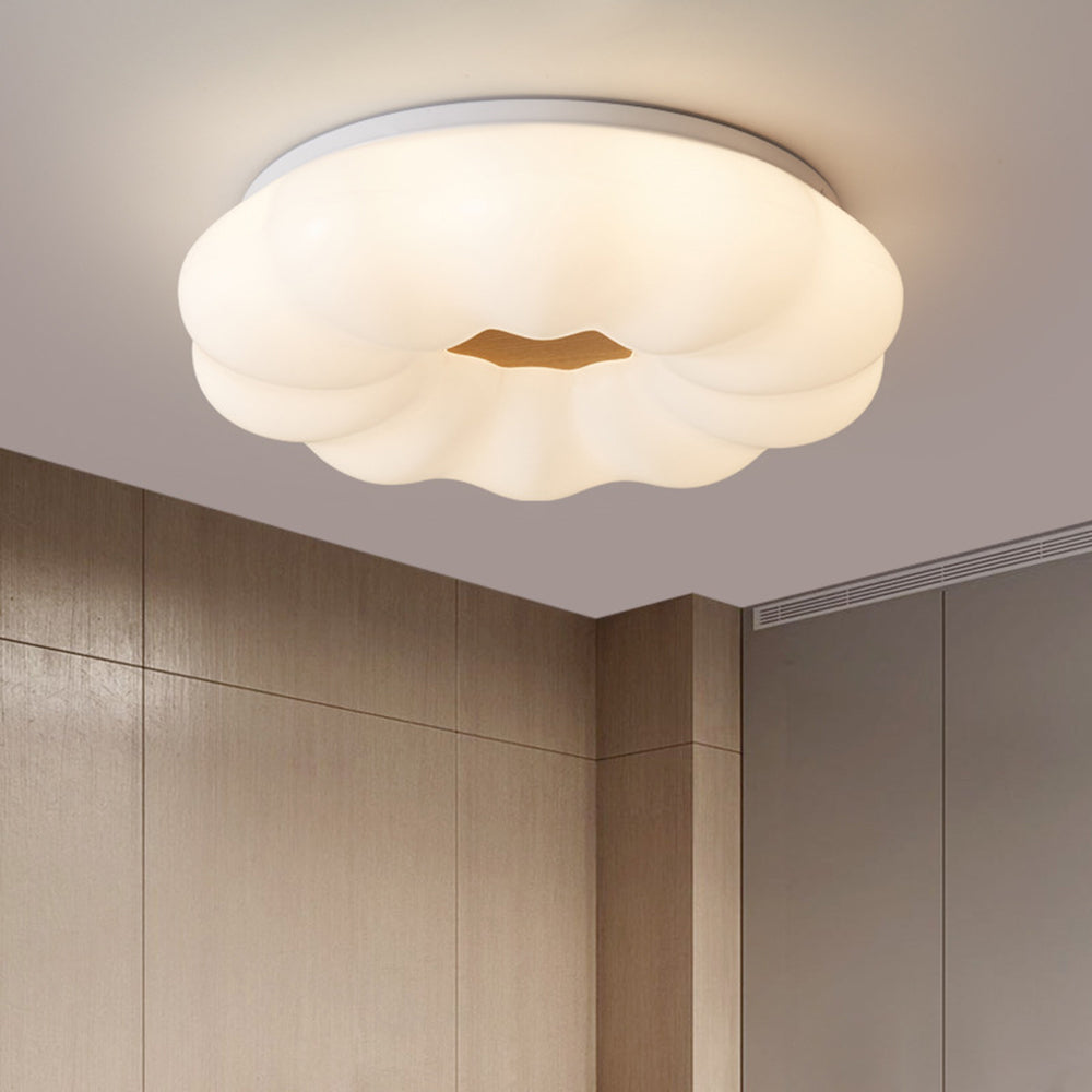 Muto Moderne LED Plafoniere Regolabile Legno Bianca Economico