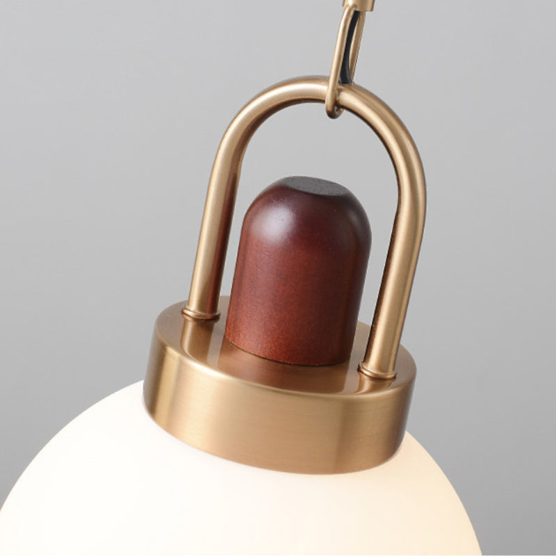 Valentina Moderno LED Lampade a Sospensione Metallo In Legno Vetro Camera da Letto