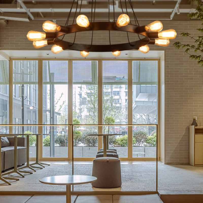 Silva Vintage Matello Lux Lampadario Marrone Soggiorno/Sala da Pranzo