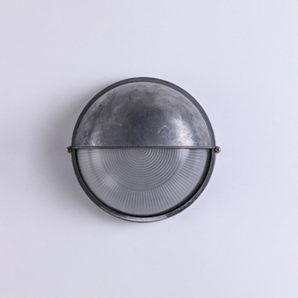 Ray Moderne Rotonda Metallo/Vetro Applique Cortile/Recinzione/Balcone