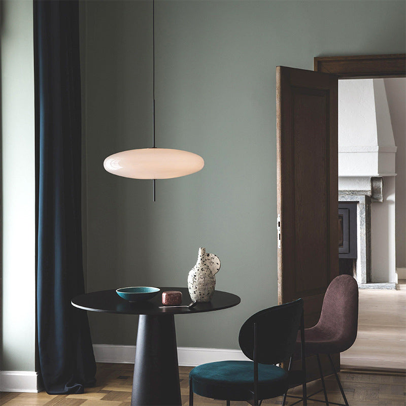 Ritta Nordico LED Moderna Lampada a Sospensione Ovale Singola