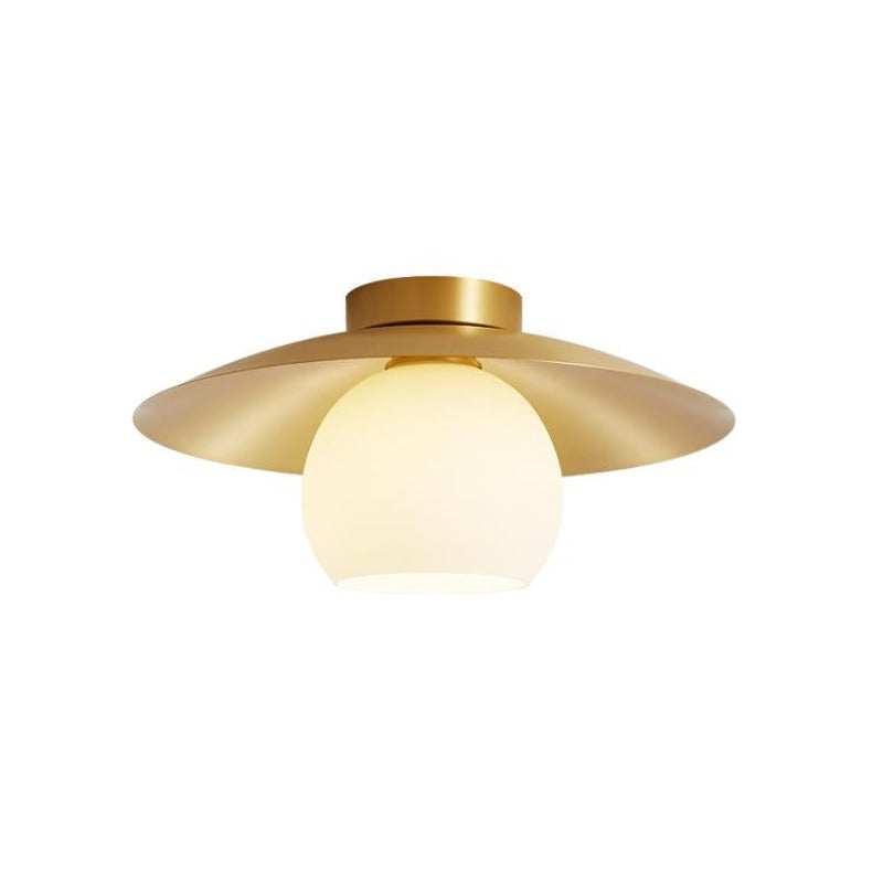 Arisha Nordiche LED Metallo Vetro Plafoniere Giallo Corridoio Soggiorno