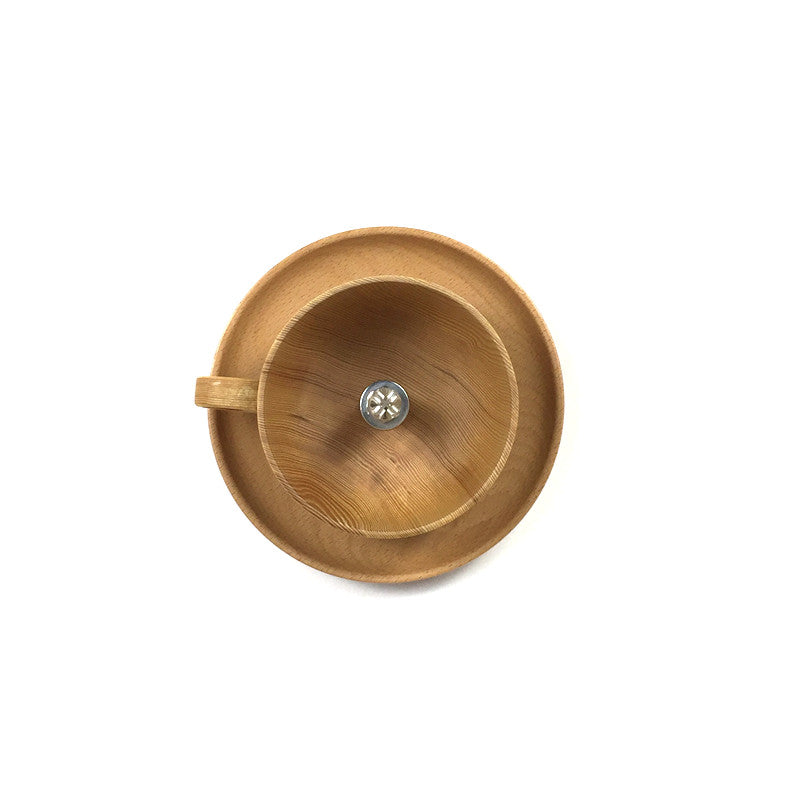Arisha Moderno Legno Tazza Plafoniere Camera da Letto