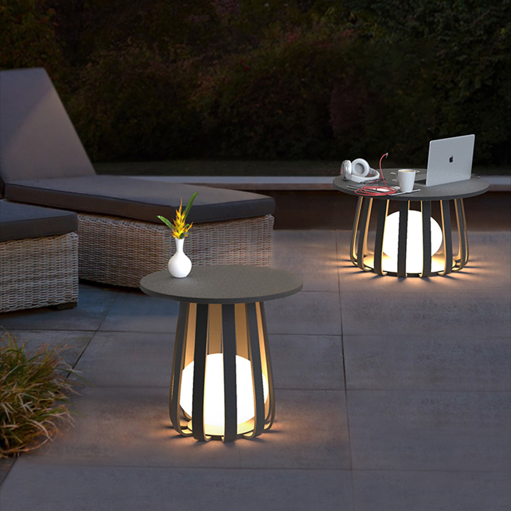 Ray Metallo Solare Lampade da Esterno Cavo/Solare Giardino