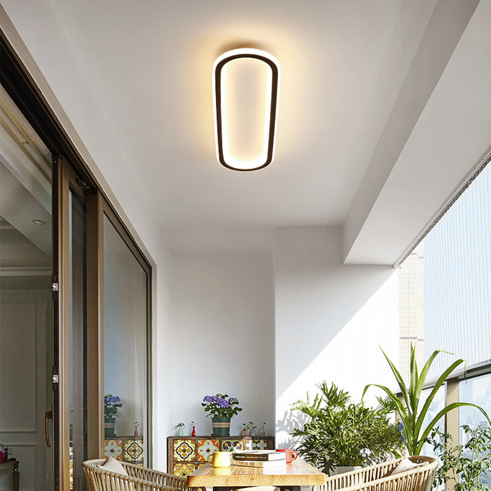Arisha Moderne LED Plafoniere Incasso Rettangolare