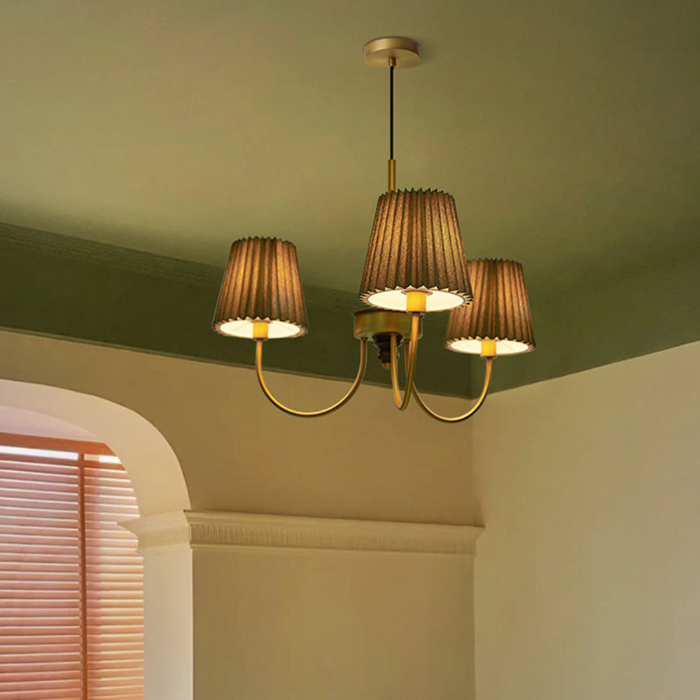 Tiffany Vintage Metallo/Tessuto Lampadari Sala da Pranzo/Soggiorno