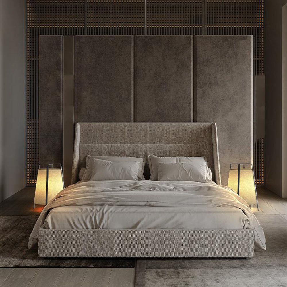 Ritta Moderne Design LED Lampada da Terra S/L Metallo/Tessuto Salotto