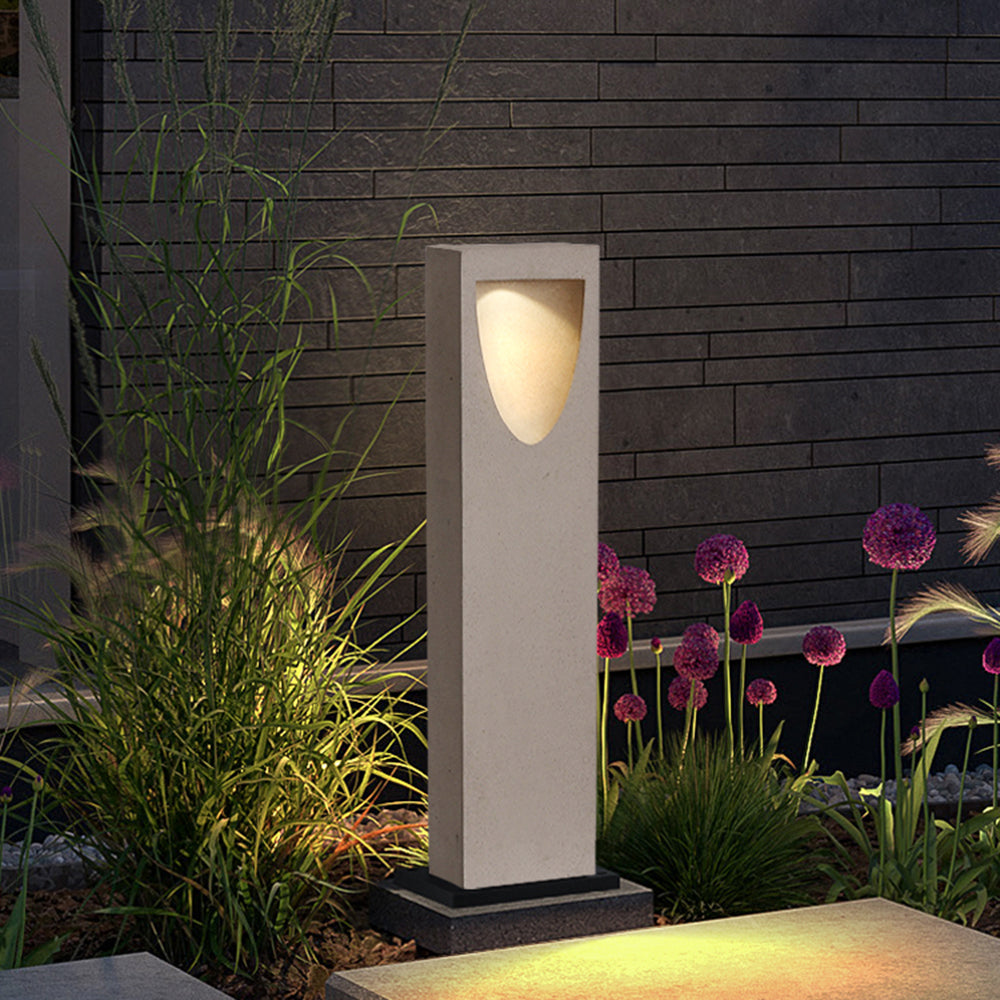 Ray Moderno Semplice LED Riflessione Pietra Lampade da Esterno