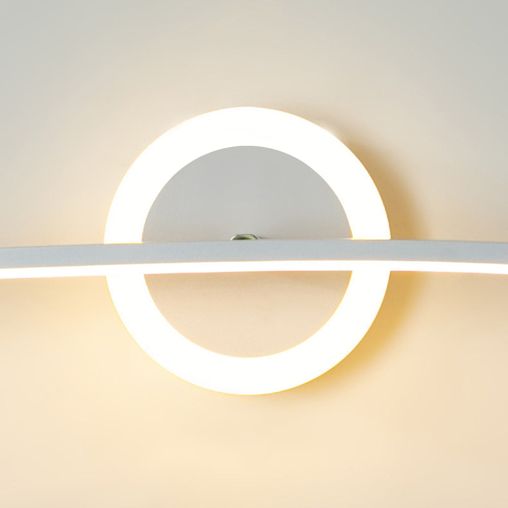 Arisha Moderno LED Applique Faro a specchio Lineare Metallo Specchio Frontale Bagno/Camera da Letto