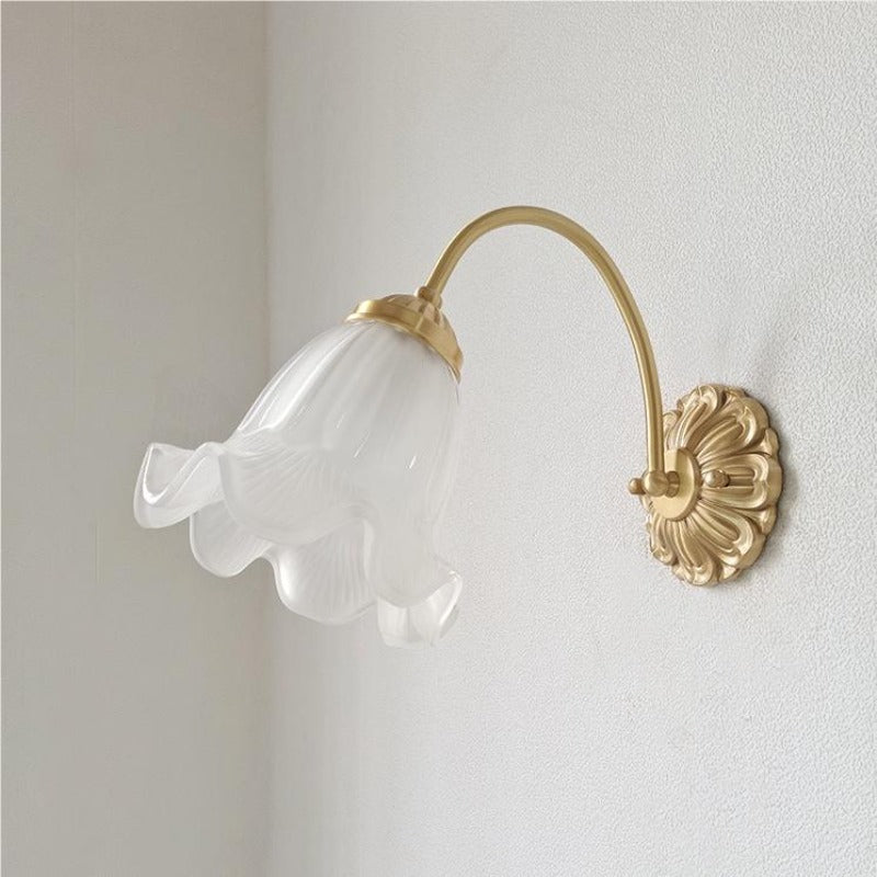 Arisha Retrò LED Metallo Vetro Applique Camera da Letto Balcone