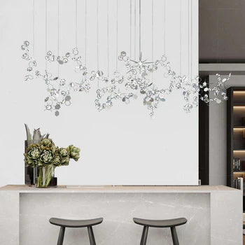 Olivia Cristallo Argenti Moderni Lampadari