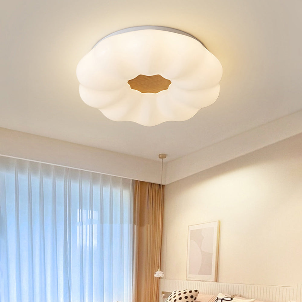 Muto Moderne LED Plafoniere Regolabile Legno Bianca Economico
