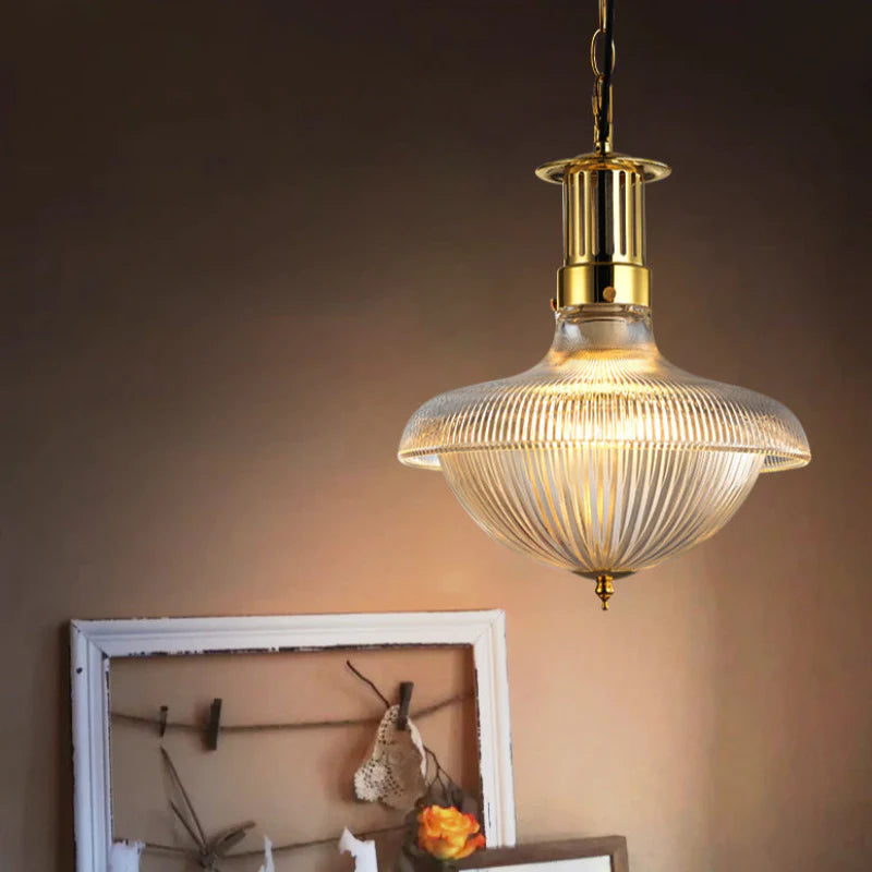 Silva Vintage Metallo Vetro Sospensione Camera da Letto Cucina